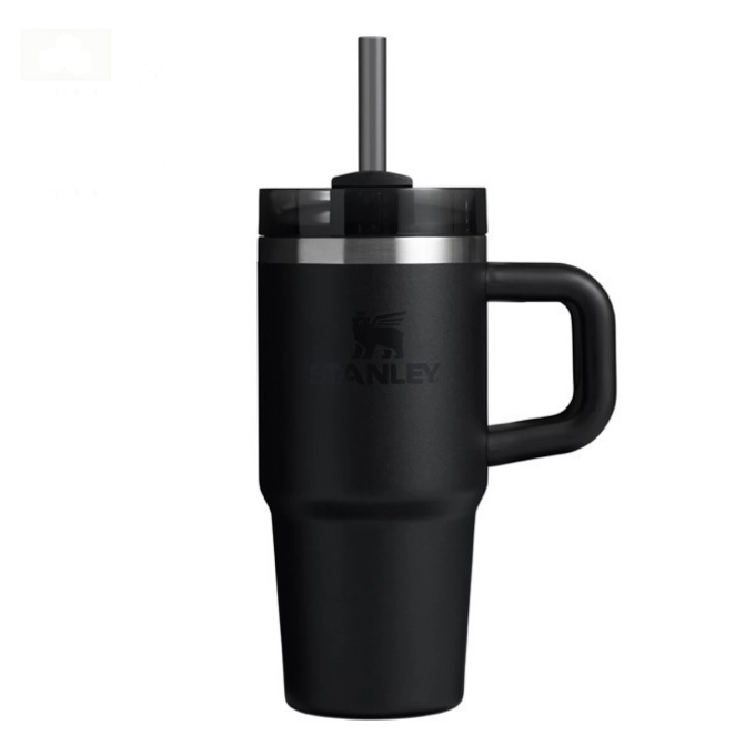 Термокружка Stanley Quencher H2.0 0,59 л с трубочкой, чёрная (10-13991-001)